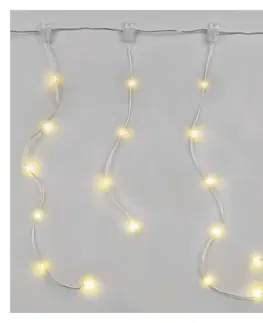 Rampouchy a krápníky EMOS LED vánoční drop řetěz - rampouchy, 1,7 m, venkovní i vnitřní, teplá bílá, programy D3CW01