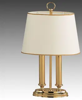 Stolní lampy Knapstein Exkluzivní stolní lampa Queen mini, mosaz