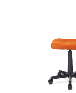 Kancelářské židle Dětská kancelářská židle TRUSKA, oranžová / černá