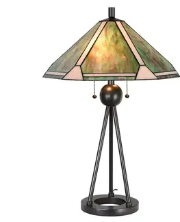 Stolní lampy Clayre&Eef Stolní lampa 5LL-6165 v provedení Tiffany, Ø 50 cm
