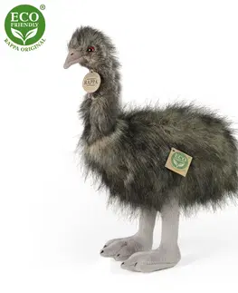 Hračky RAPPA - Plyšový pštros emu 38 cm ECO-FRIENDLY