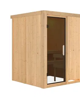 Sauny Interiérová finská sauna 151 x 151 cm Dekorhome