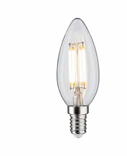 LED žárovky PAULMANN LED svíčka 4,5 W E14 čirá teplá bílá 286.11 P 28611