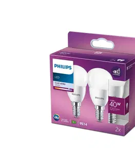 LED osvětlení Philips SADA 2x LED Žárovka Philips P45 E14/5,5W/230V 4000K 