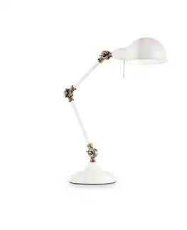 Stolní lampy do kanceláře Stolní lampa Ideal Lux Truman TL1 145198 bílá