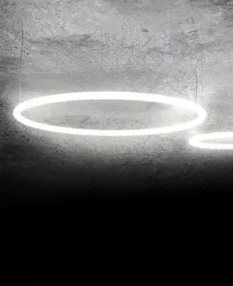 Designová závěsná svítidla Artemide Alphabet of light kruh 155 závěsné 1207000A
