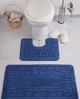Koupelnové předložky L'essentiel Koupelnová sada koberečků ETHY tmavě modrá