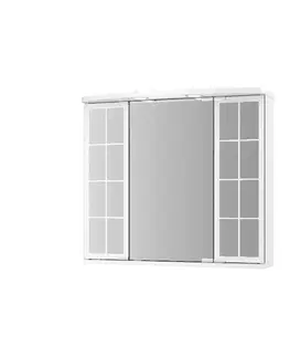 Koupelnová zrcadla JOKEY Landhaus Binz bílá zrcadlová skříňka MDF 111913720-0110 111913720-0110