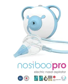 Koupání a hygiena Nosiboo Pro Elektrická odsávačka nosních hlenů, modrá