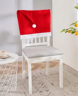 Doplňky do ložnice 4Home Vánoční potah na židli Santa , 49 x 60 cm, sada 2 ks