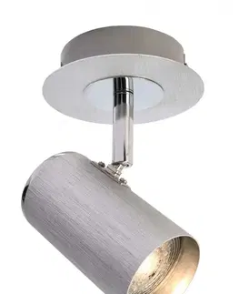 Moderní bodová svítidla Light Impressions Deko-Light stropní přisazené svítidlo Indi I 220-240V AC/50-60Hz GU10 1x max. 50,00 W stříbrná 348085