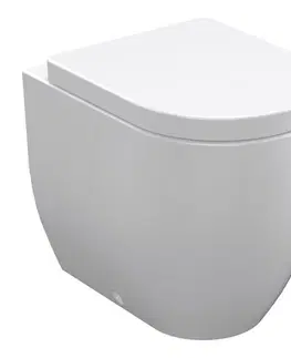 Záchody KERASAN FLO WC mísa stojící, 36x51,5cm, spodní/zadní odpad, bílá 311601