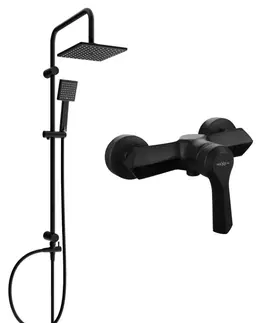 Sprchy a sprchové panely Sprchový set MEXEN Tord - sprchová baterie Sabre černý