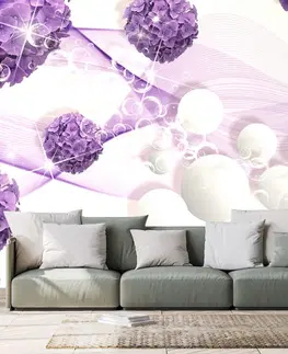 Abstraktní tapety Tapeta květiny s abstraktním pozadím
