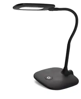 Stolní lampy do kanceláře EMOS LED stolní lampa STELLA, černá 1538155000