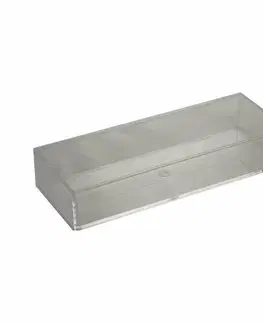 Úložné boxy Compactor Organizér Crystal velký, 25,7 x 9,5 x 5 cm