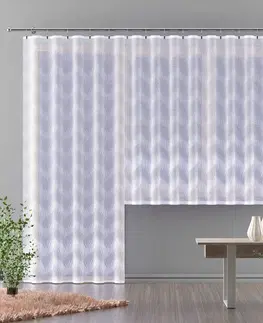 Záclony Hotová záclona nebo balkonový komplet, EPONA, bílá 300 x 170 cm