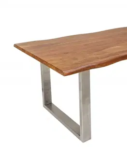 Jídelní stoly LuxD Jídelní stůl Massive 180 cm Honey - tloušťka 35 mm - akácie