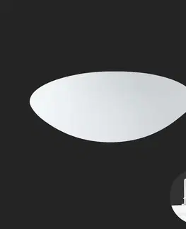 Bodovky do podhledu na 230V OSMONT 63146 AURA V5 stropní/nástěnné skleněné polovestavné svítidlo bílá IP44 2700-6500 K 32W LED