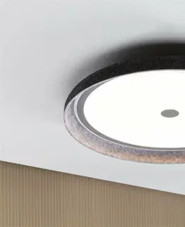 LED stropní svítidla PAULMANN LED stropní svítidlo 3-krokové-stmívatelné Zarina 2700K 34W antracit akustické