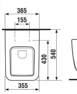 WC sedátka ALCADRAIN Jádromodul předstěnový instalační systém s bílým/ chrom tlačítkem M1720-1 + WC JIKA PURE + SEDÁTKO DURAPLAST AM102/1120 M1720-1 PU1