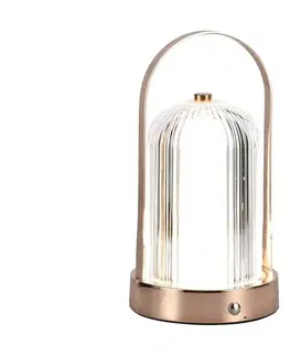 Lampy  LED Stmívatelná stolní lampa LED/1W/5V 3000-6000K 1800 mAh měď 