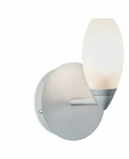 Nástěnná svítidla do koupelny Paulmann nástěnné svítidlo Carina IP44 1-ramenné chrom mat bez zdroje světla, max. 28W G9 708.38 P 70838