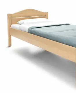 bez úložného prostoru Zvýšená postel jednolůžko MARIA,  masiv buk