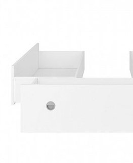 Postele Zásuvky k posteli MARIONET 140x200 cm - 3 ks, bílá, 5 let záruka