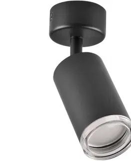 Svítidla  Koupelnové bodové svítidlo TURYN 1xGU10/10W/230V IP44 černá 