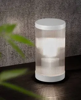 Venkovní osvětlení terasy Nordlux Stolní lampa Coupar pro venkovní použití, bílá