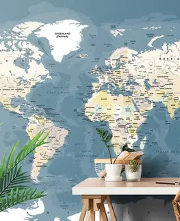 Samolepící tapety Samolepící tapeta vintage mapa světa