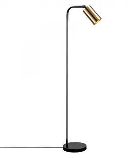 Svítidla Opviq Stojací lampa Emek 120 cm černo-zlatá