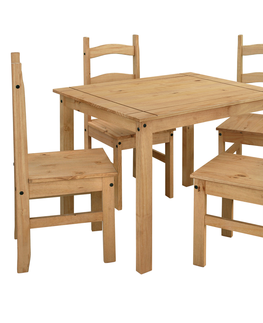 Jídelní sestavy Stůl + 4 židle CORONA 3 vosk