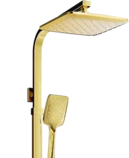 Sprchy a sprchové panely Sprchový set MEXEN CQ62 II zlatý