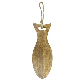 Prkénka a krájecí desky Prkénko ve tvaru ryby z mangového dřeva Mango wood Fish - 18*1.5*51cm Mars & More CISV51