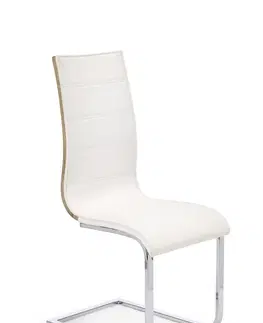 Židle Jídelní židle K104 Halmar Bílá