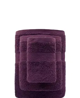 Ručníky Faro Bavlněný froté ručník Mateo 30 x 50 cm fialový
