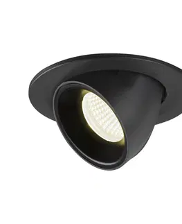 LED podhledová svítidla SLV BIG WHITE NUMINOS GIMBLE S zápustné stropní svítidlo černé 4000 K 40° 1005906