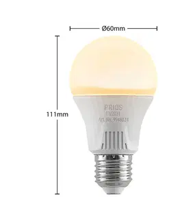 LED žárovky PRIOS LED žárovka E27 A60 11W bílá 3 000K sada 3 ks