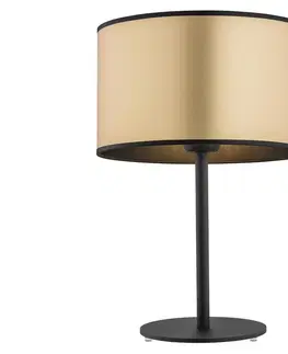 Lampy Argon Argon 4297 - Stolní lampa KARIN 1xE27/15W/230V mosaz/černá 