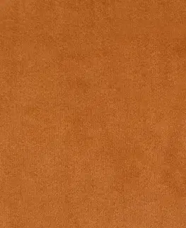 Jednobarevné hotové závěsy Originální oranžový závěs na kruhy 140 x 250 cm