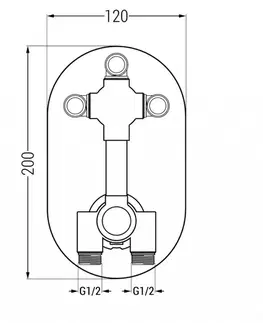 Sprchy a sprchové panely MEXEN/S Kai DR70 podomítkový vanový SET s výtokovou hubicí + slim sprcha 30 cm, bílá 77602DR70301-20