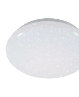 LED stropní svítidla BRILONER LED stropní svítidlo hvězdné nebe, pr. 39 cm, 18 W, bílé BRILO 3380-116