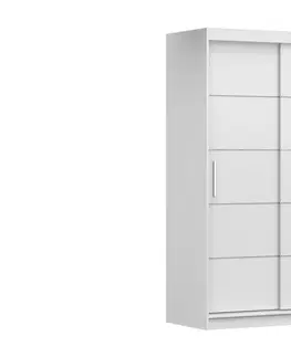 Šatní skříně Idzczak Meble Šatní skříň NEOMI 06 120 cm bílá