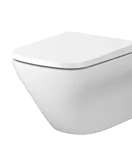 Záchody CERSANIT WC mísa LARGA SQUARE Cleanon K120-004