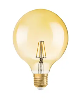 LED žárovky OSRAM LEDVANCE Vintage 1906 Globe 35 Filament 4W 824 Gold E27 4099854091179