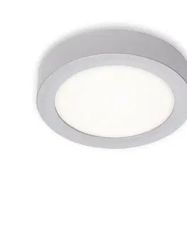 LED stropní svítidla BRILONER LED stropní svítidlo, pr. 17 cm, 11 W, matný chrom, 4000 K BRI 7122-414
