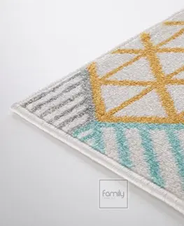 Moderní koberce Pestrobarevný koberec s geometrickými vzory