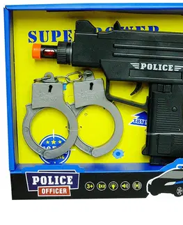 Hračky - zbraně MAC TOYS - Policejní pistole s pouty